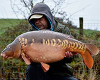 A carp caught from the Top Lake