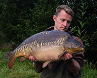 A carp caught from the Top Lake