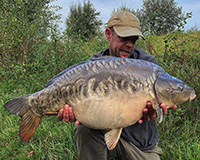 A carp caught from the Top Lake