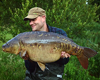 A carp caught from the Top Lake