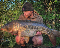 A carp caught from the Top Lake