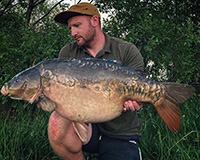 A carp caught from the Top Lake