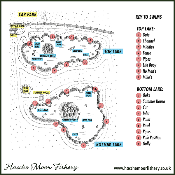 Lake maps drawn by David Blackaller